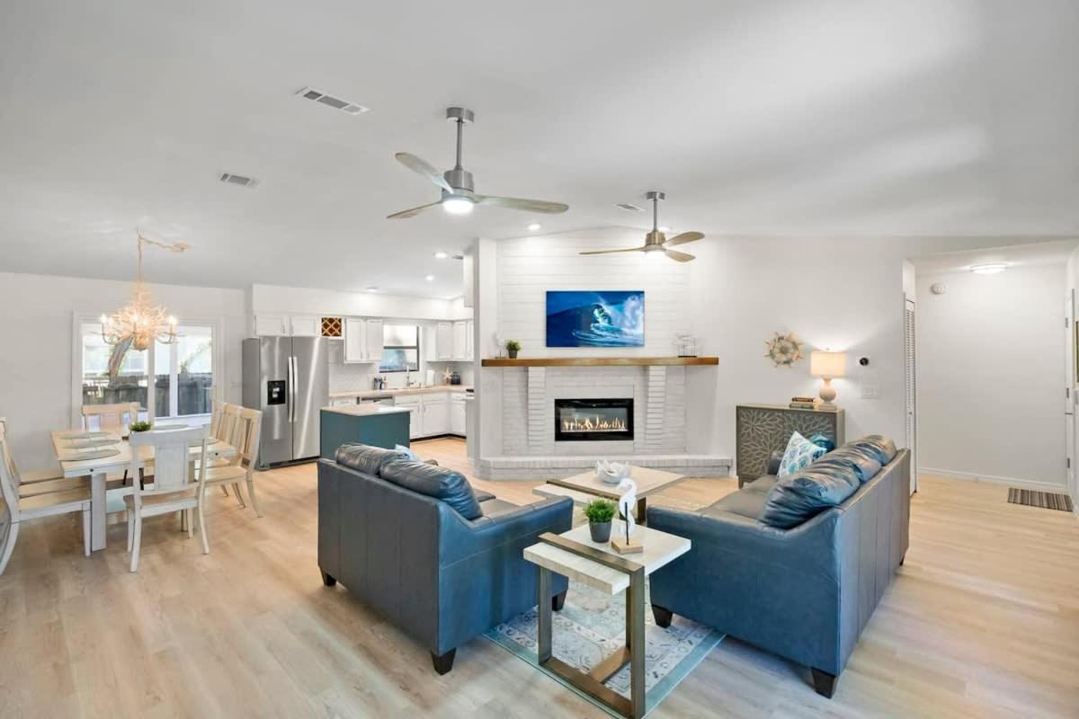 The St Augusdream Renovated Beach House Sleeps 8 Walk To Beach St. Augustine Exterior foto